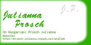 julianna prosch business card